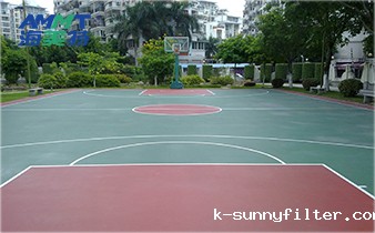 水性环保地坪-篮球场